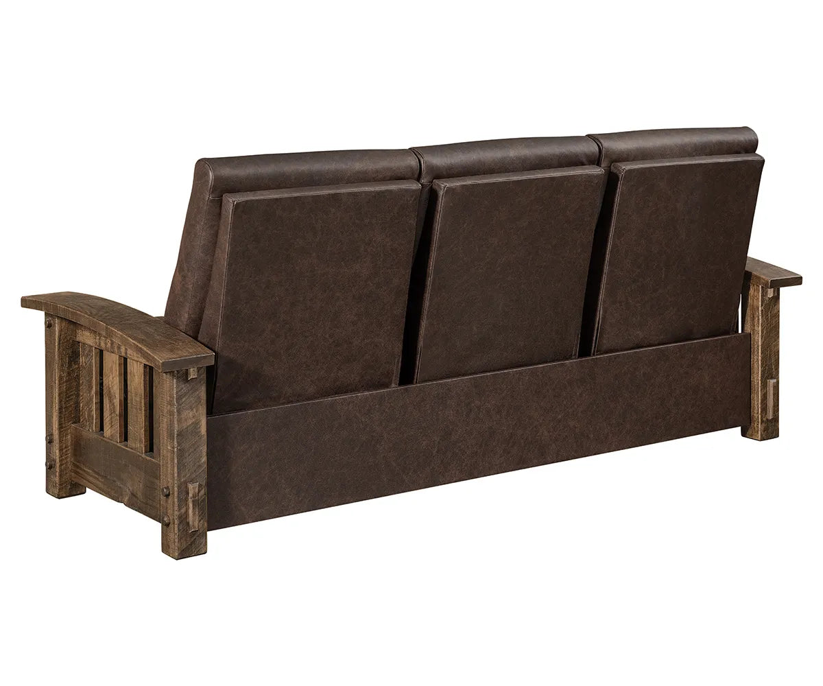 SFC Amish Houston Wall Hugger Sofa Recliner