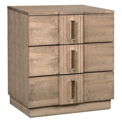 SFC Amish Hyde Park Three Drawer Bedside Chest