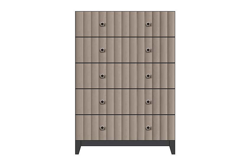 SFC Amish American Modern Five Drawer Chest