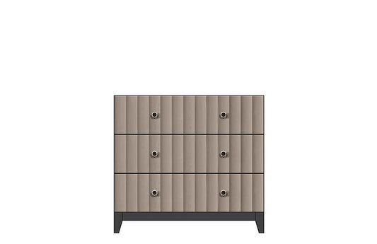 SFC Amish American Modern Three Drawer Bedside Chest
