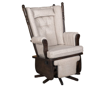 SFC Amish 4 Post Highback Swivel Glider