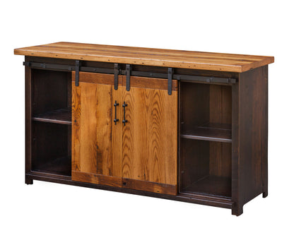 SFC Amish Sliding Barn Door TV Stand
