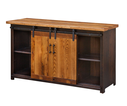 SFC Amish Sliding Barn Door TV Stand
