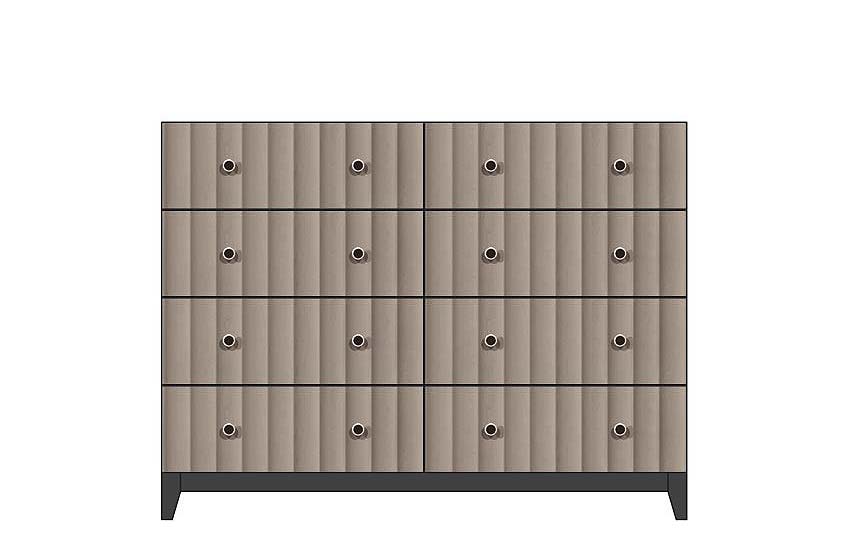 SFC Amish American Modern 56" Eight Drawer Dresser