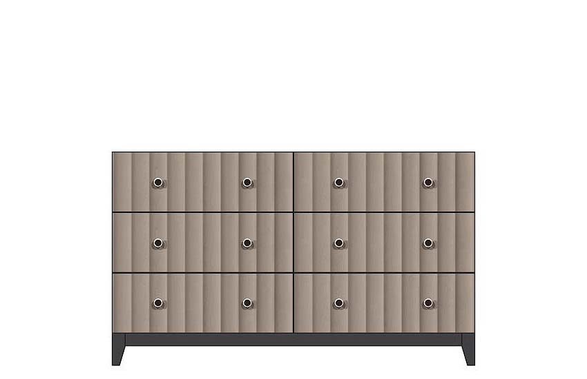 SFC Amish American Modern Six Drawer Dresser