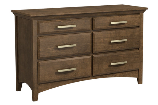SFC Amish Windham Low Six Drawer Dresser