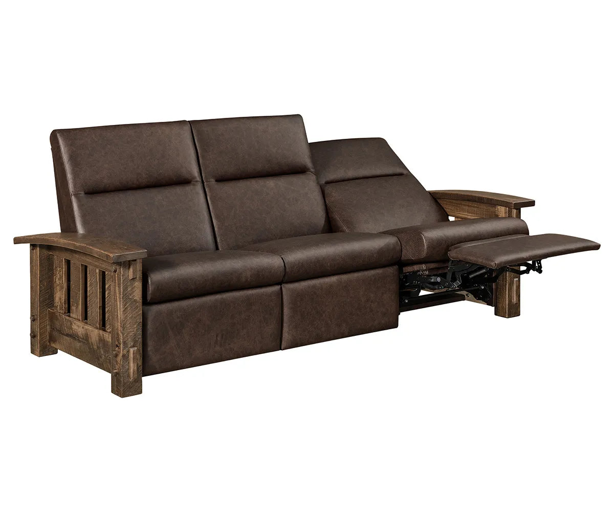 SFC Amish Houston Wall Hugger Sofa Recliner
