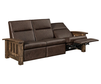 SFC Amish Houston Wall Hugger Sofa Recliner