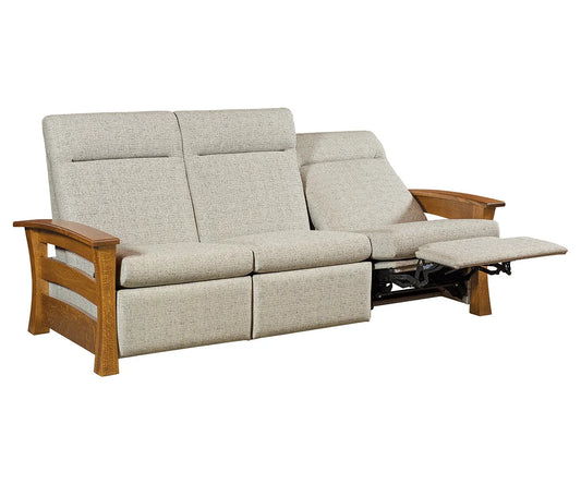 SFC Amish Barrington Wall Hugger Sofa Recliner