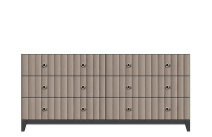 SFC Amish American Modern Six Drawer Dresser