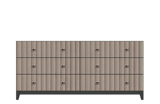 SFC Amish American Modern Six Drawer Dresser