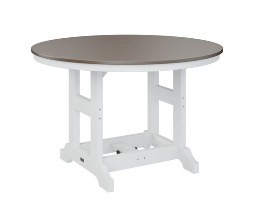 Garden Classic 48" Round Table Bar Height Hammered Top