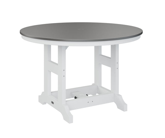 Garden Classic 48" Round Table Bar Height Hammered Top