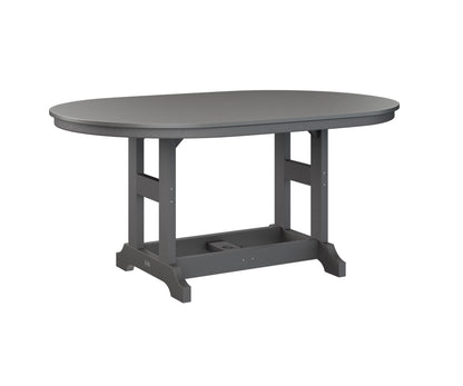 Garden Classic 44" x 64" Oblong Table Bar Height Hammered Top