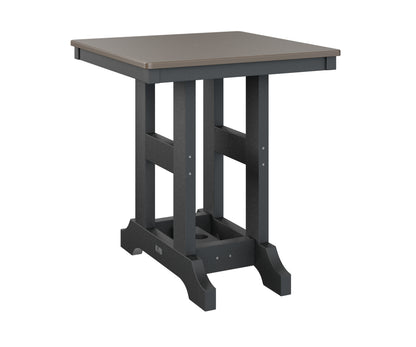 Garden Classic 28" Square Table Bar Height Hammered Top