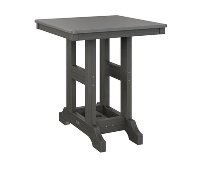 Garden Classic 28" Square Table Bar Height Hammered Top