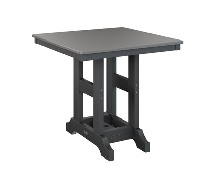 Garden Classic 33" Square Table Counter Height Hammered Top