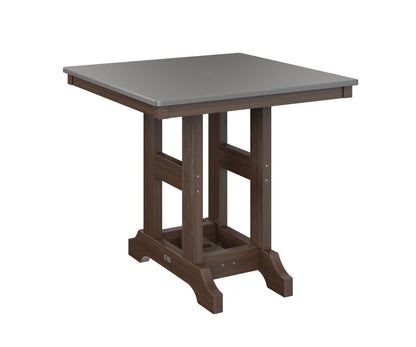 Garden Classic 33" Square Table Counter Height Hammered Top
