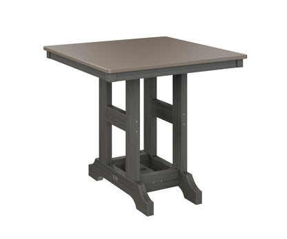 Garden Classic 33" Square Table Counter Height Hammered Top