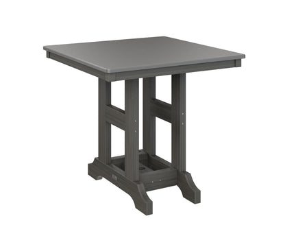 Garden Classic 33" Square Table Counter Height Hammered Top