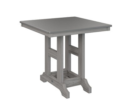 Garden Classic 33" Square Table Counter Height Hammered Top