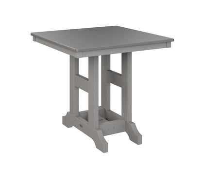 Garden Classic 33" Square Table Counter Height Hammered Top