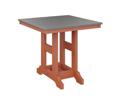 Garden Classic 33" Square Table Counter Height Hammered Top