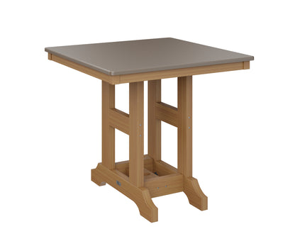 Garden Classic 33" Square Table Counter Height Hammered Top