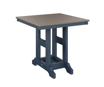Garden Classic 33" Square Table Counter Height Hammered Top