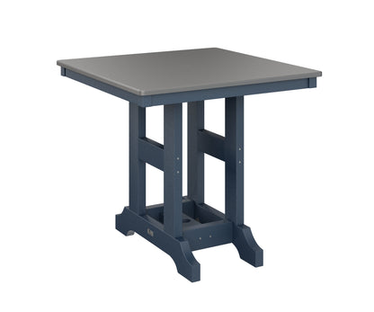 Garden Classic 33" Square Table Counter Height Hammered Top