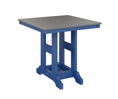 Garden Classic 33" Square Table Counter Height Hammered Top