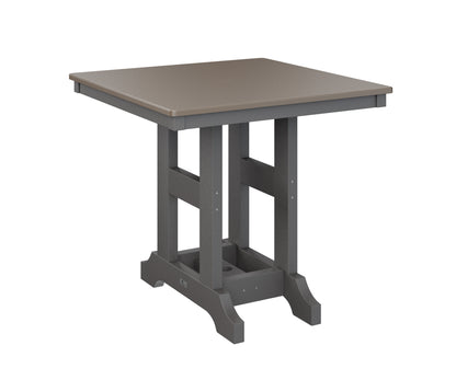 Garden Classic 33" Square Table Counter Height Hammered Top