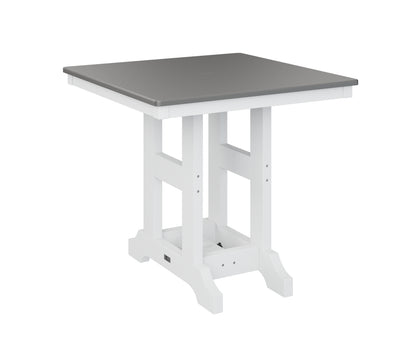Garden Classic 33" Square Table Counter Height Hammered Top