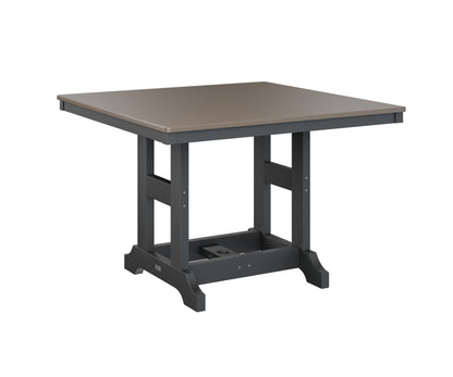Garden Classic 44" Square Table Bar Height Hammered Top