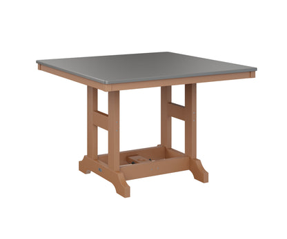 Garden Classic 44" Square Table Bar Height Hammered Top