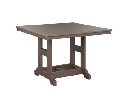 Garden Classic 44" Square Table Bar Height Hammered Top