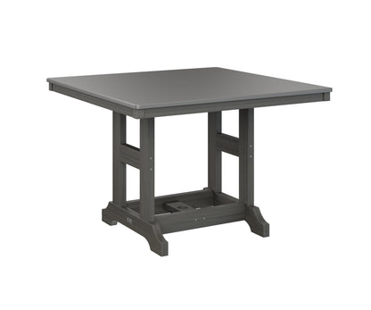 Garden Classic 44" Square Table Bar Height Hammered Top