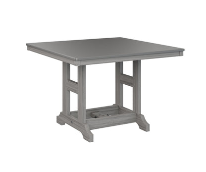 Garden Classic 44" Square Table Bar Height Hammered Top