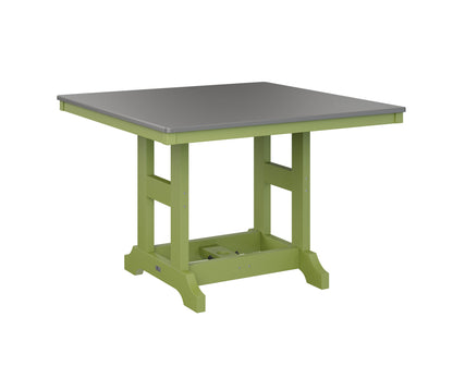 Garden Classic 44" Square Table Bar Height Hammered Top