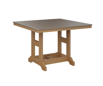 Garden Classic 44" Square Table Bar Height Hammered Top