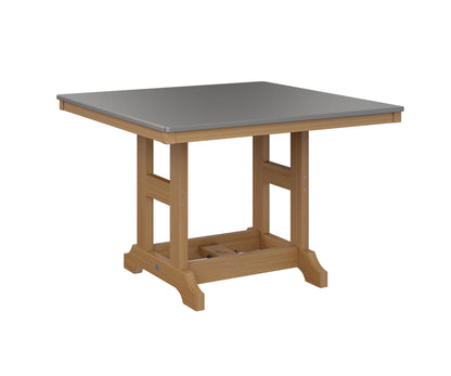Garden Classic 44" Square Table Bar Height Hammered Top