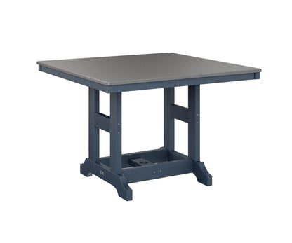Garden Classic 44" Square Table Bar Height Hammered Top