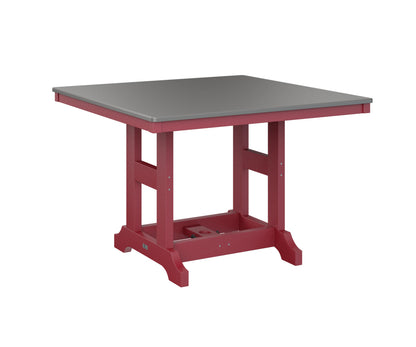 Garden Classic 44" Square Table Bar Height Hammered Top