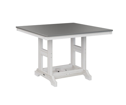 Garden Classic 44" Square Table Bar Height Hammered Top