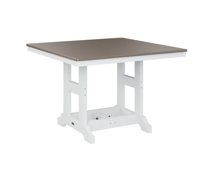 Garden Classic 44" Square Table Bar Height Hammered Top