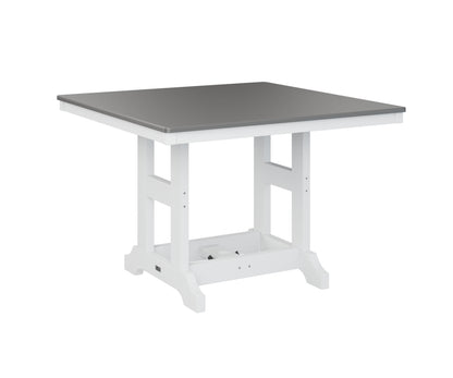 Garden Classic 44" Square Table Bar Height Hammered Top