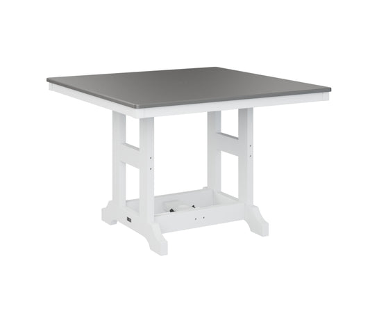 Garden Classic 44" Square Table Bar Height Hammered Top