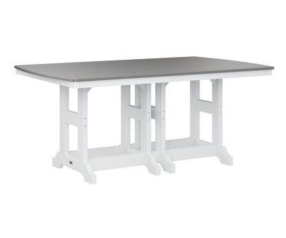 Garden Classic 44" x 72" Rectangular Table Dining Height Hammered Top
