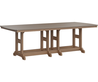Garden Classic 44" x 96" Rectangular Table Dining Height Hammered Top
