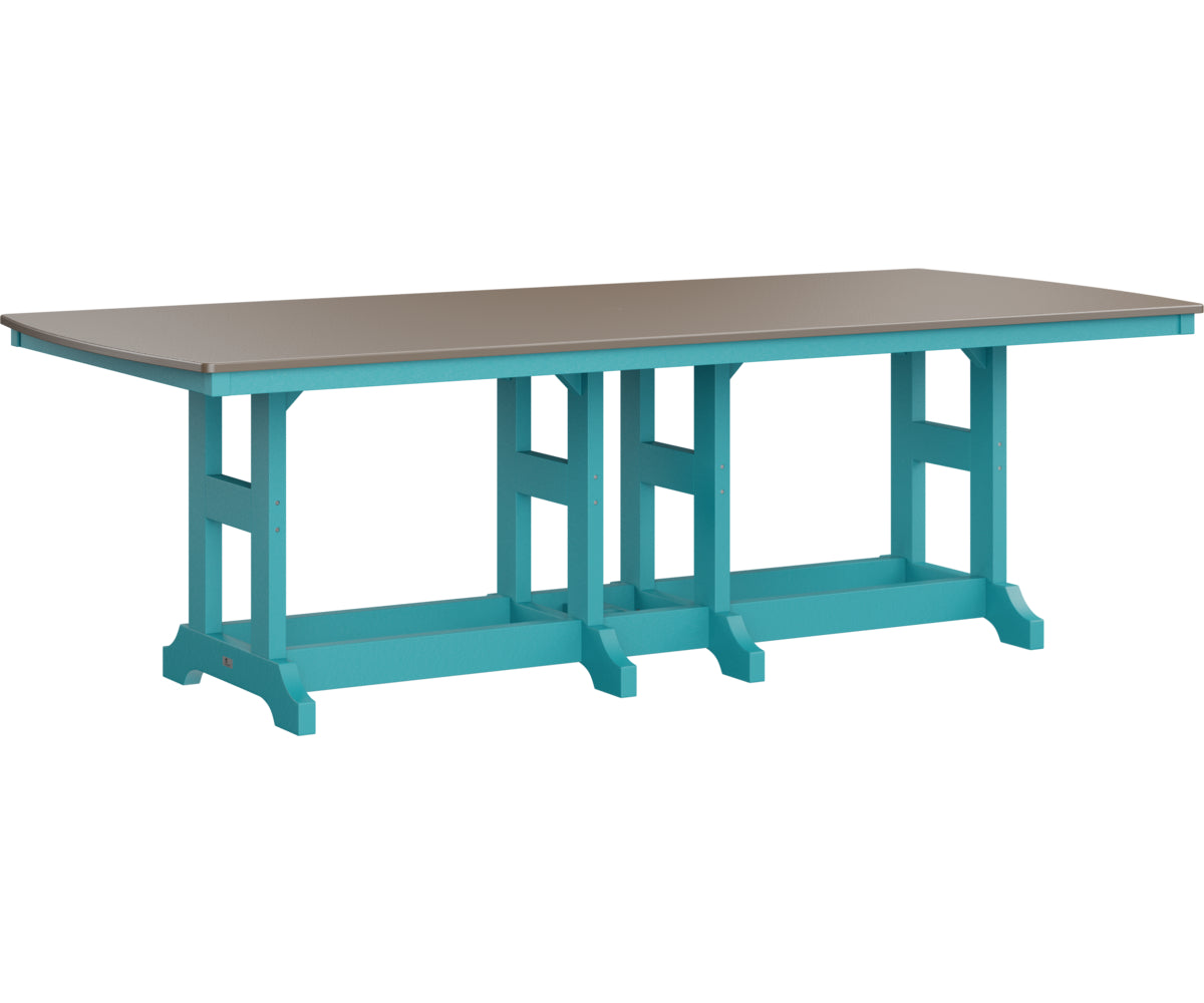 Garden Classic 44" x 96" Rectangular Table Dining Height Hammered Top